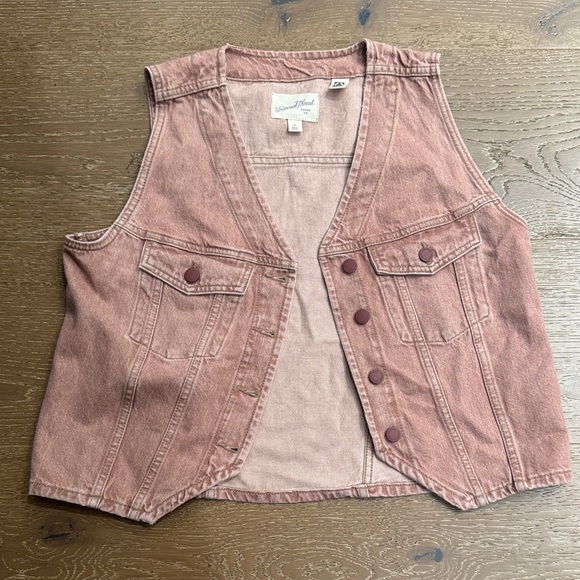 Universal Thread Tops - Universal Thread Pink Denim Vest | Size M